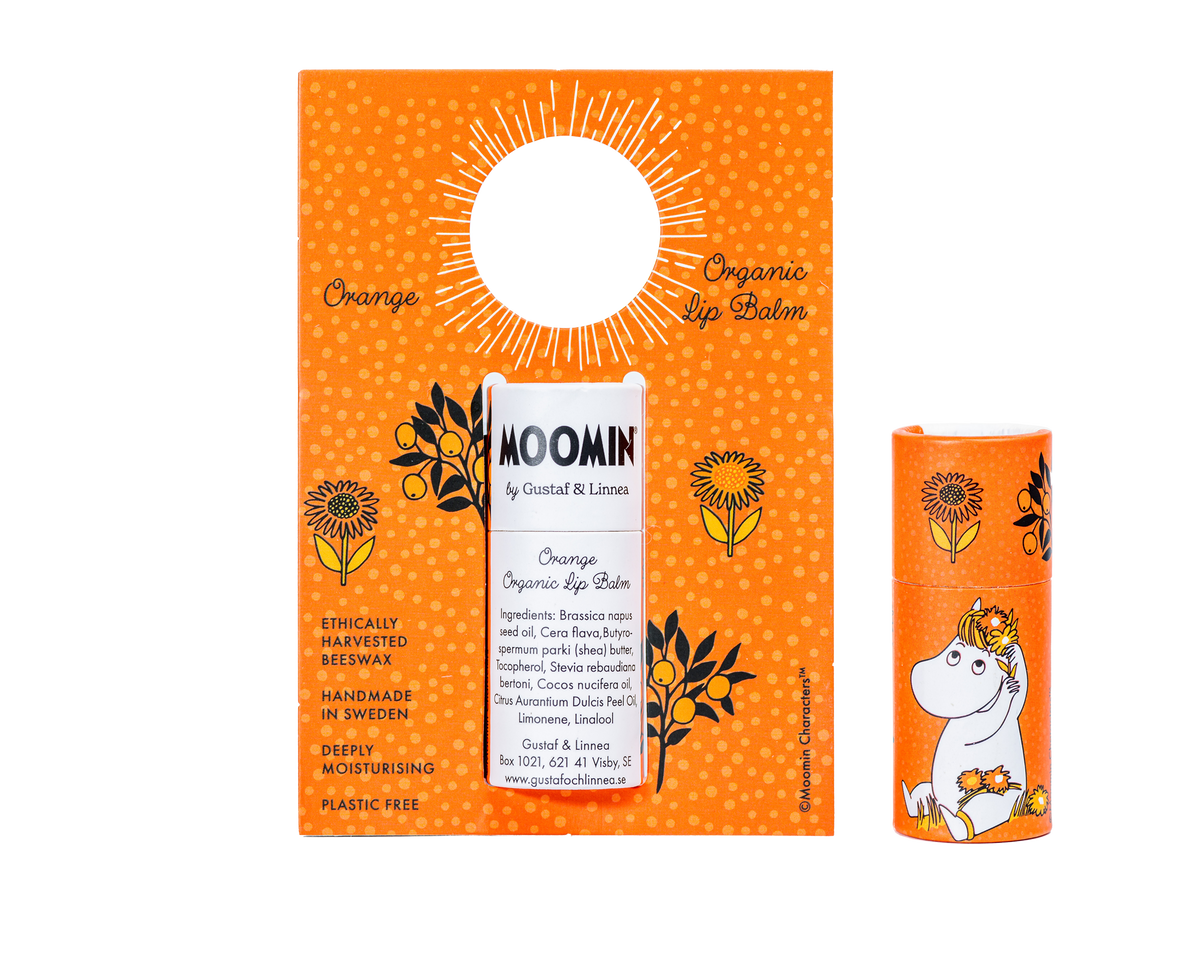 Moomin-Lippenbalsam mit Orangengeschmack