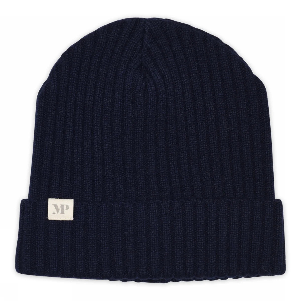 Mütze Uppsala Rib Strick gefüttert Navy