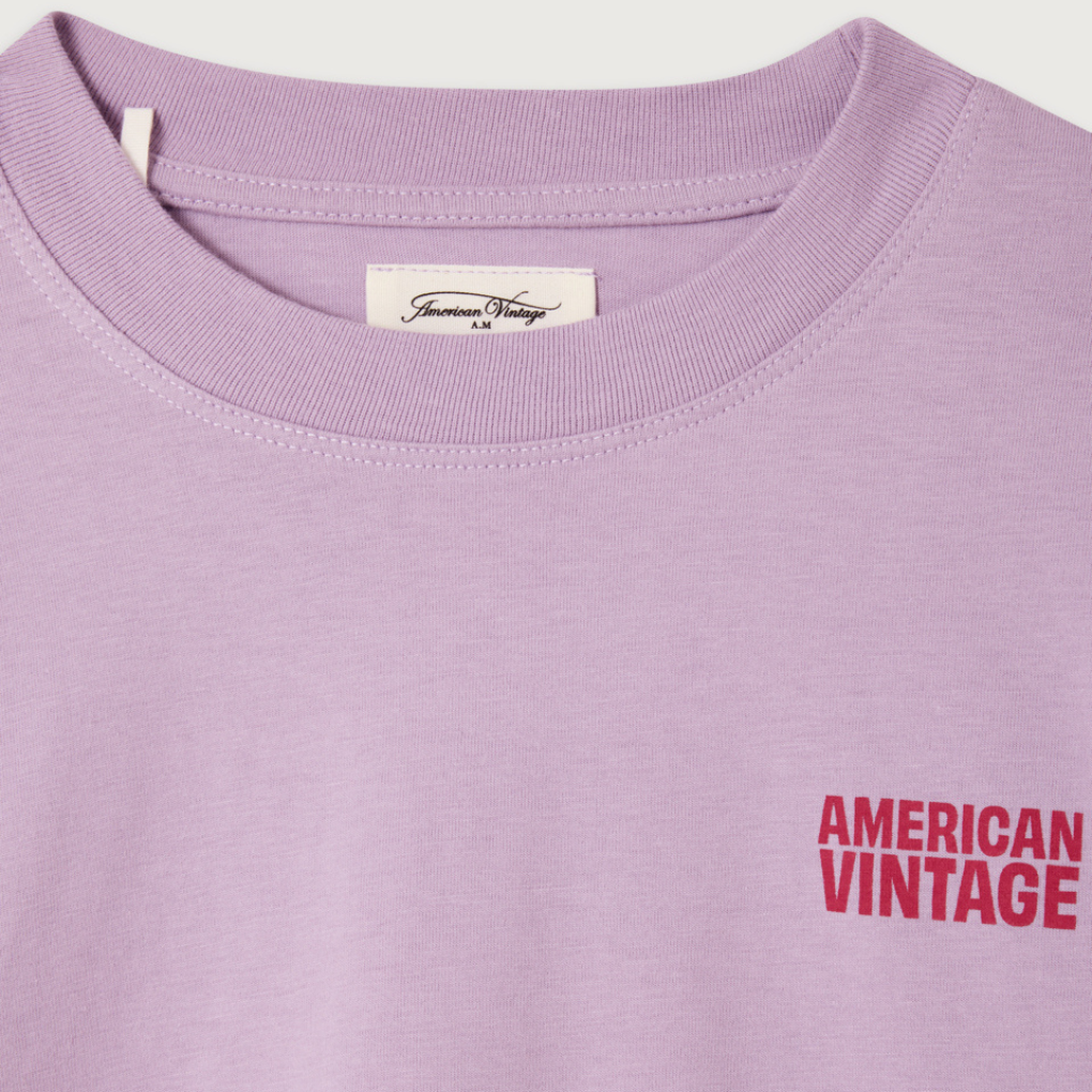 Langarm-Shirt Gixy Pastell Lila