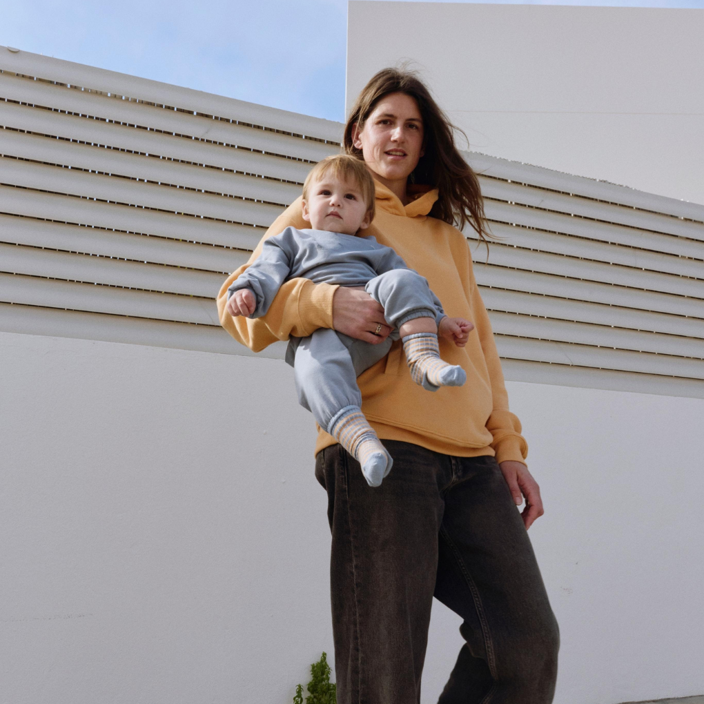 Baby Track Pants Stone Gray