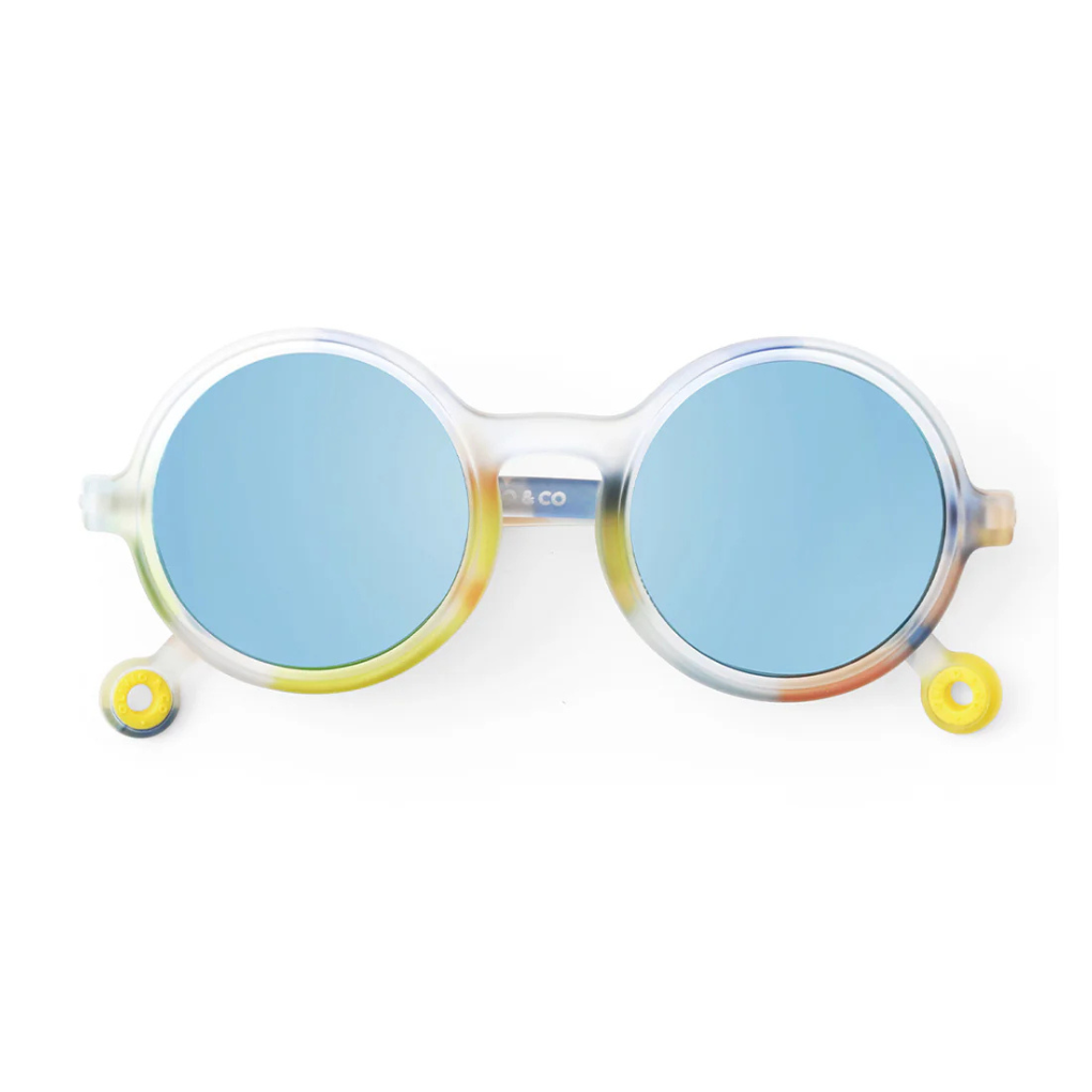 JUNIOR Round Sunglasses-Classic Olivio-Art Brush 5-12 Jahre