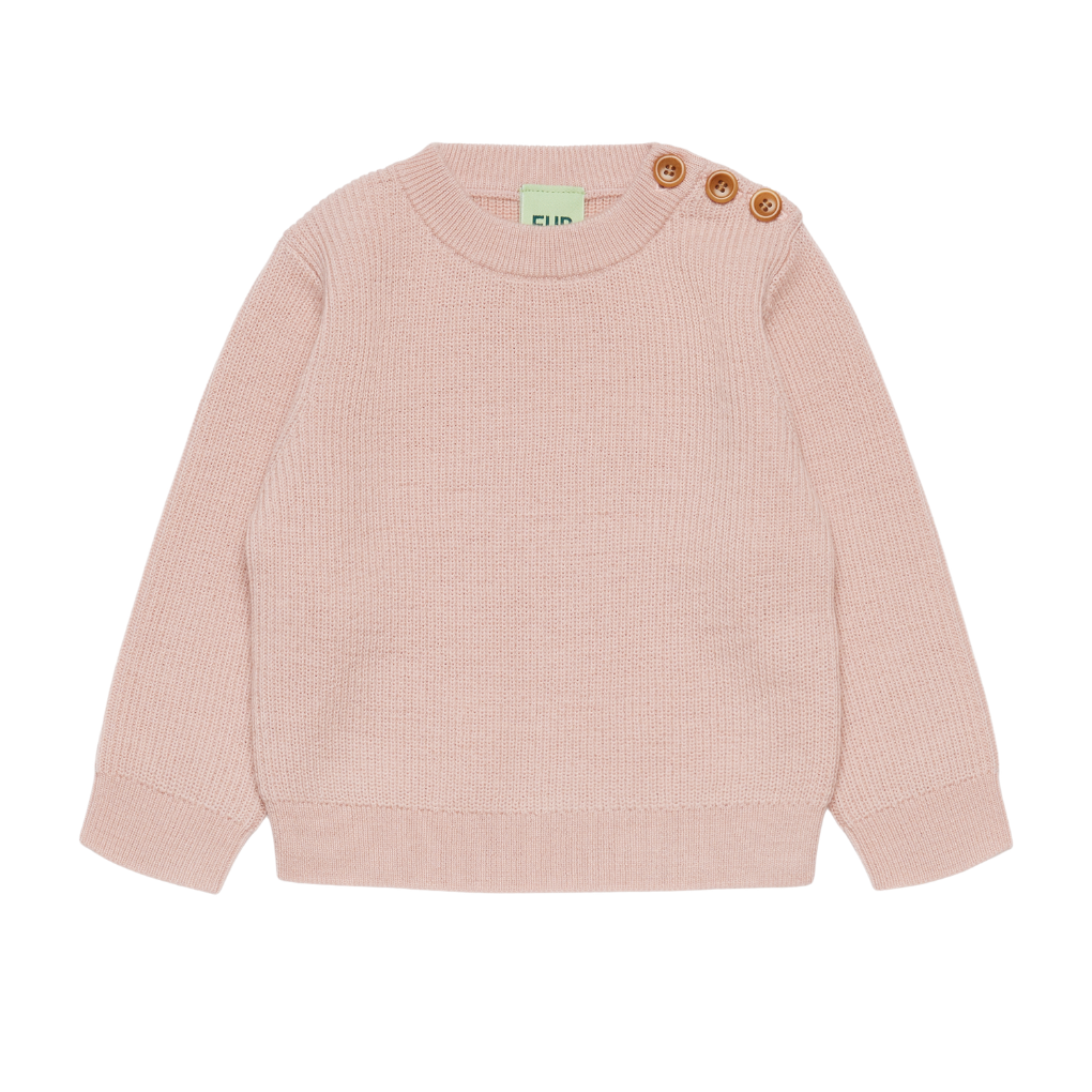 Baby Rib Jumper Pale Rose
