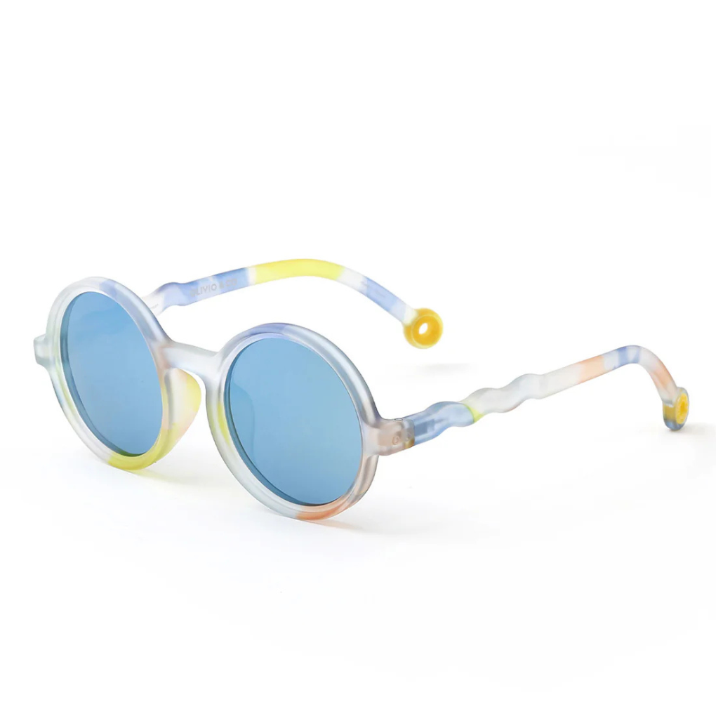 JUNIOR Round Sunglasses-Classic Olivio-Art Brush 5-12 Jahre