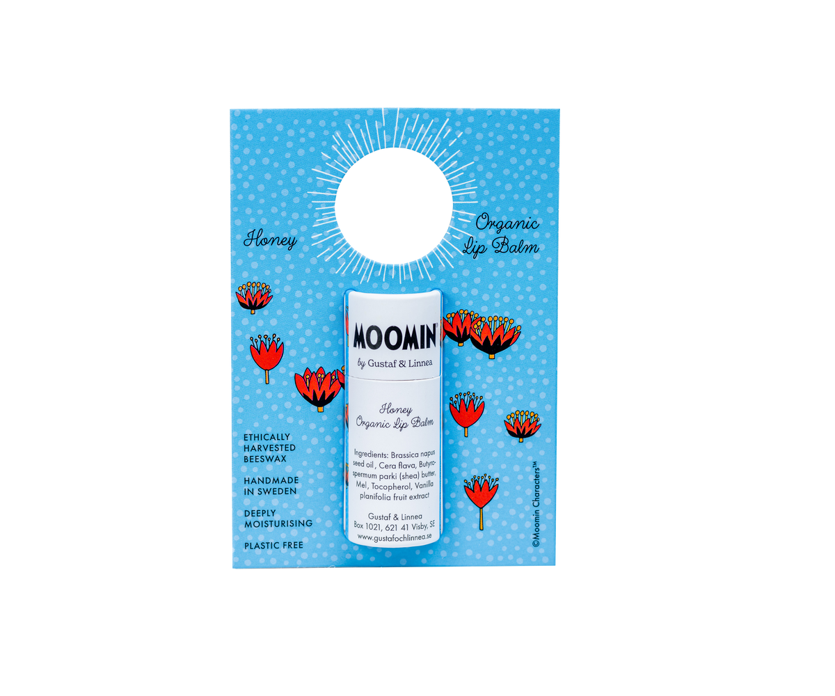 Moomin-Lippenbalsam aus Bienenwachs mit Honig