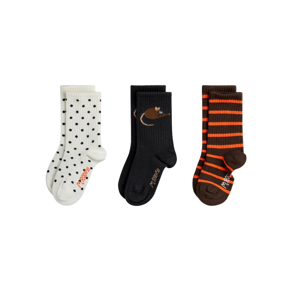 Elephant Shrew 3er-Pack Socken