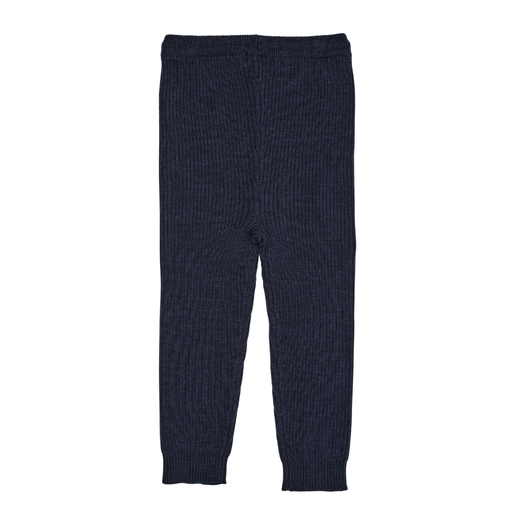 Merino Leggings Dunkelblau