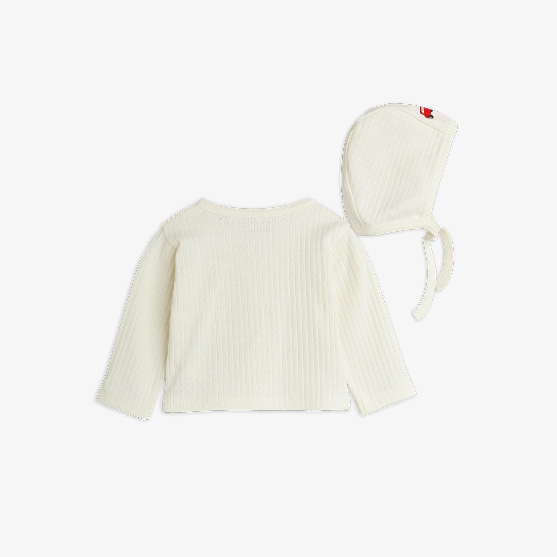 Car Sp Pointelle Baby Kit Off-white