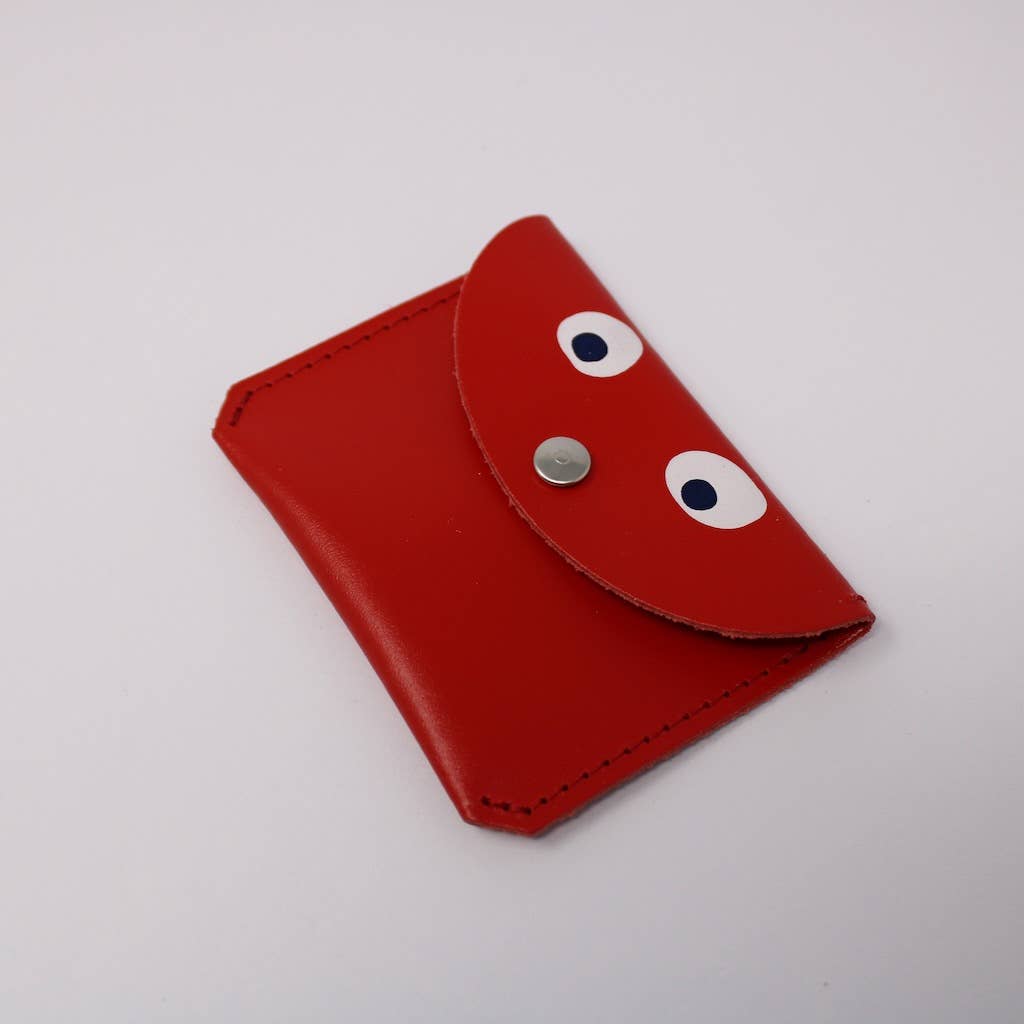 Googly Eye Mini-Geldbörse Rot