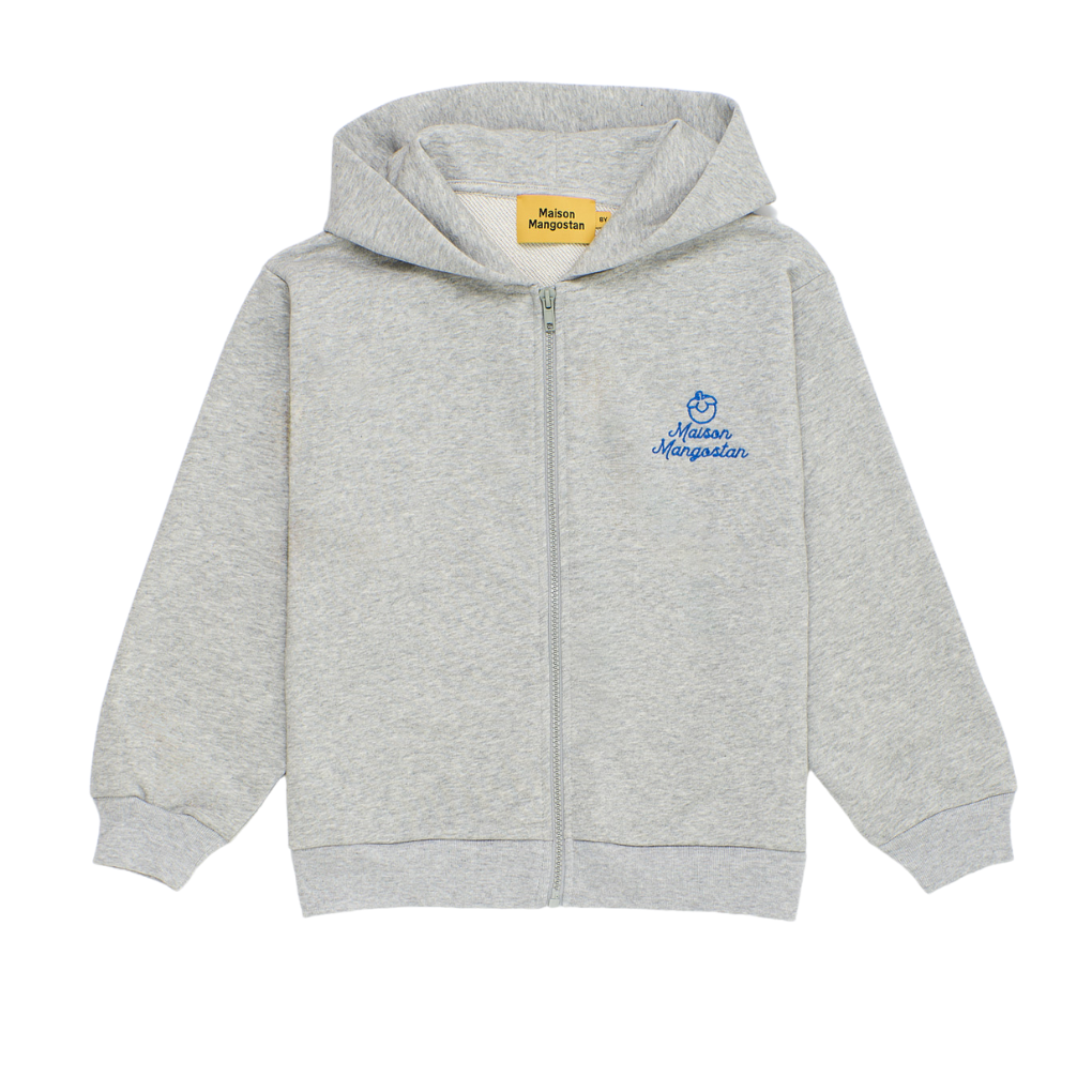 MANGOSTAN BASIC HOODIE GREY MELANGE