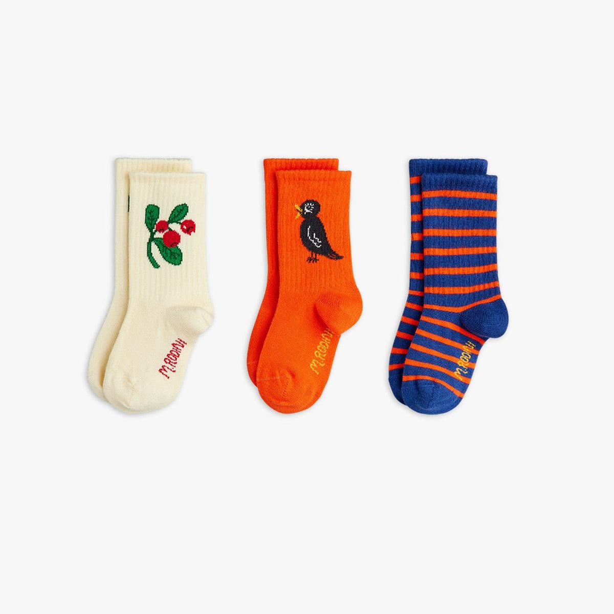 3er-Pack Socken Vogel