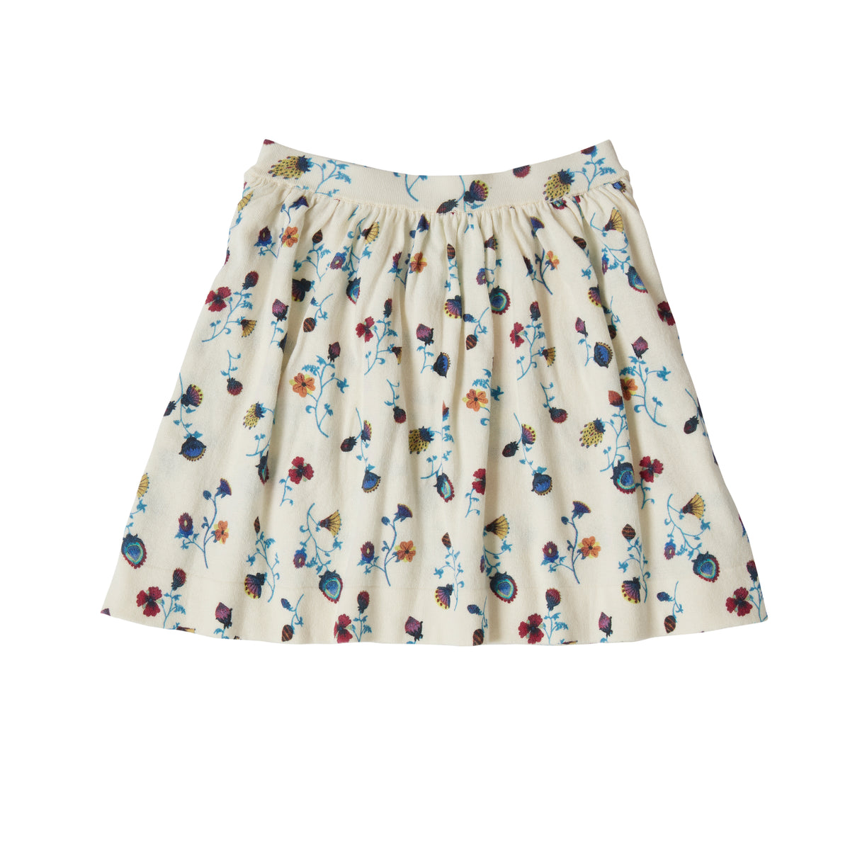 Skirt with Flower Print