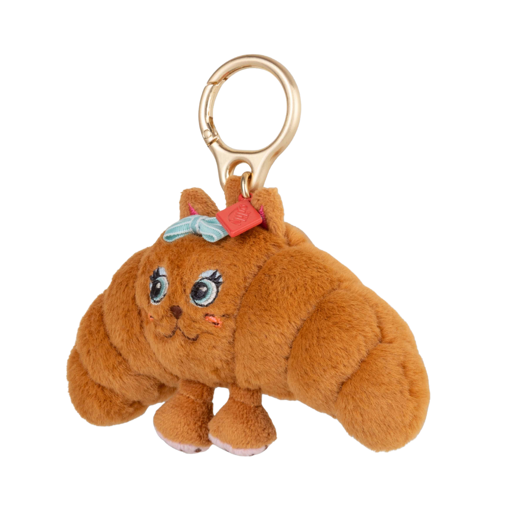 Cat Croissant Bag Charm Biscuit – Biscuit