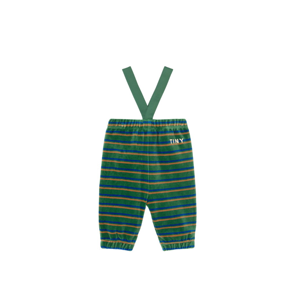Baby Hose gestreift dunkelgrün