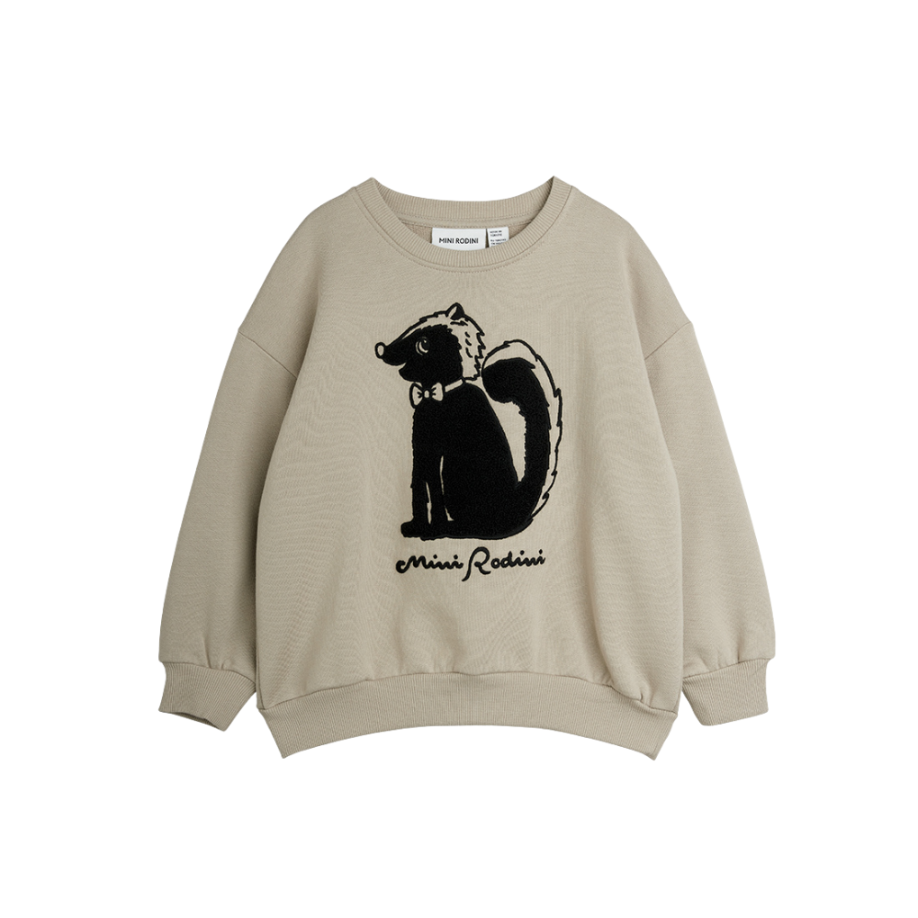 Skunk Chenille Sweatshirt