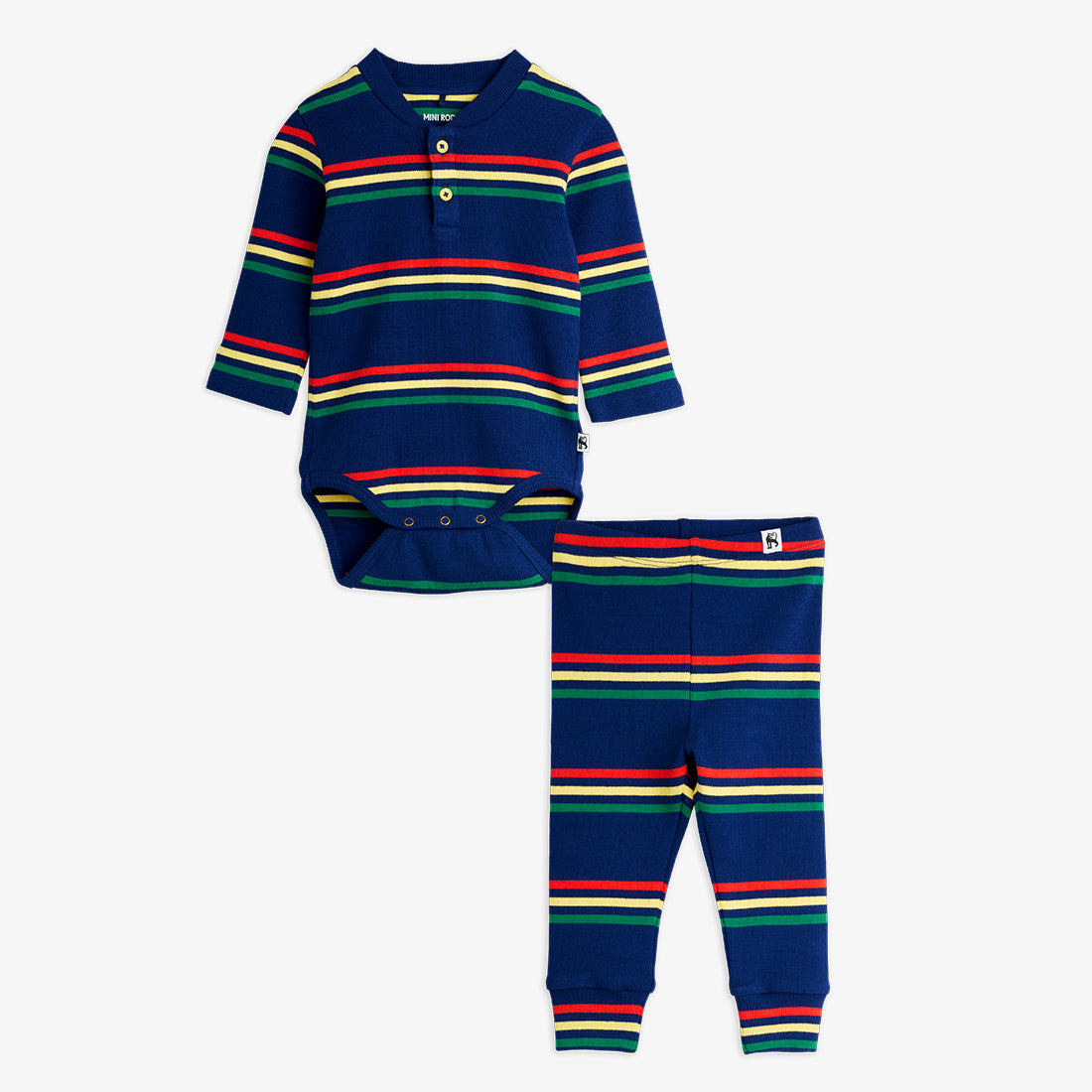 Multi Color Stripe Ls Baby Set Multi