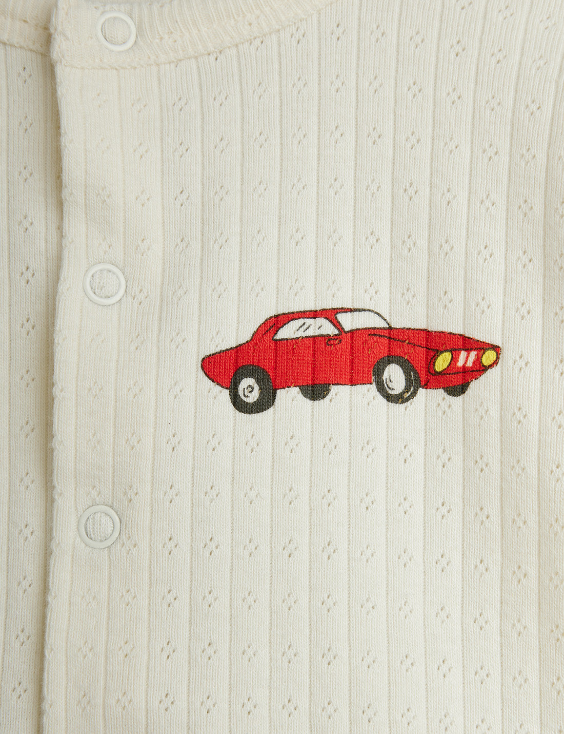 Car Sp Pointelle Baby Kit Off-white