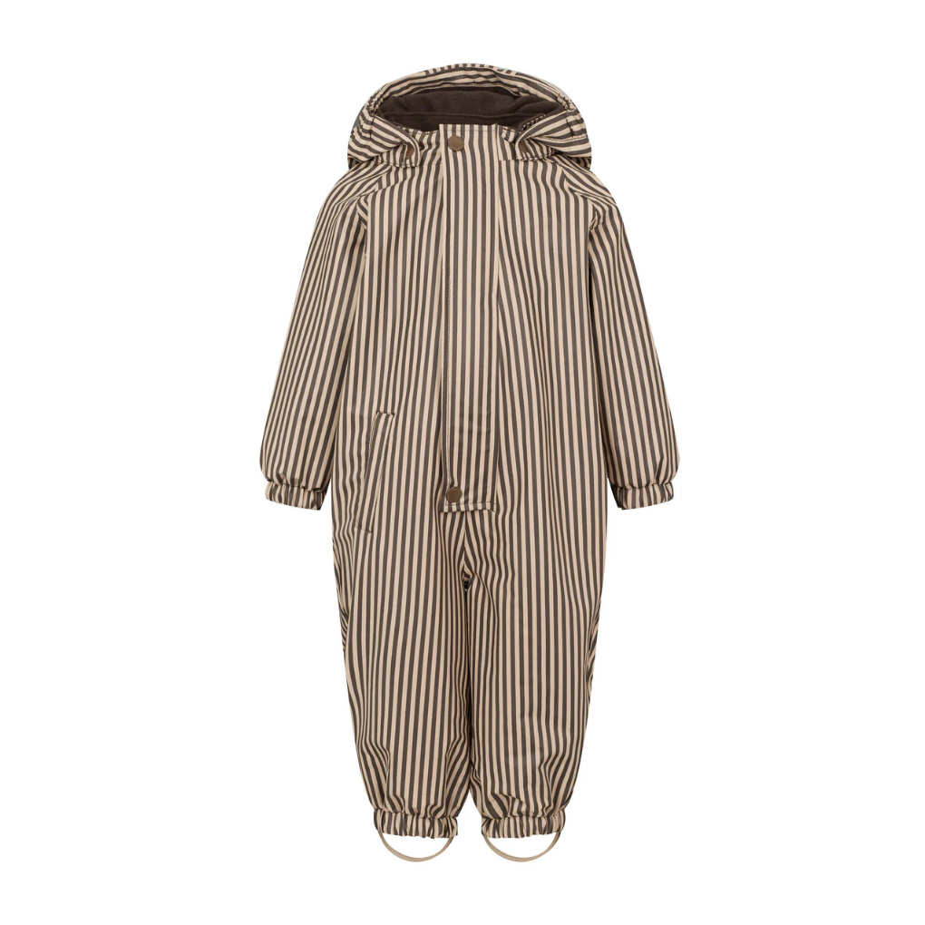 Orion Regenanzug Gefüttert Brown Stripe