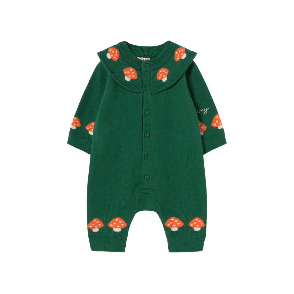 Tiny Mushrooms True Knit One-Piece