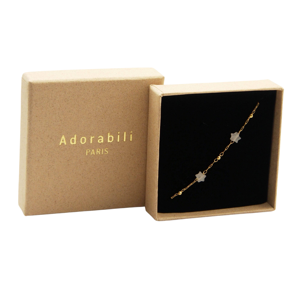 Sternen-Armband weiss