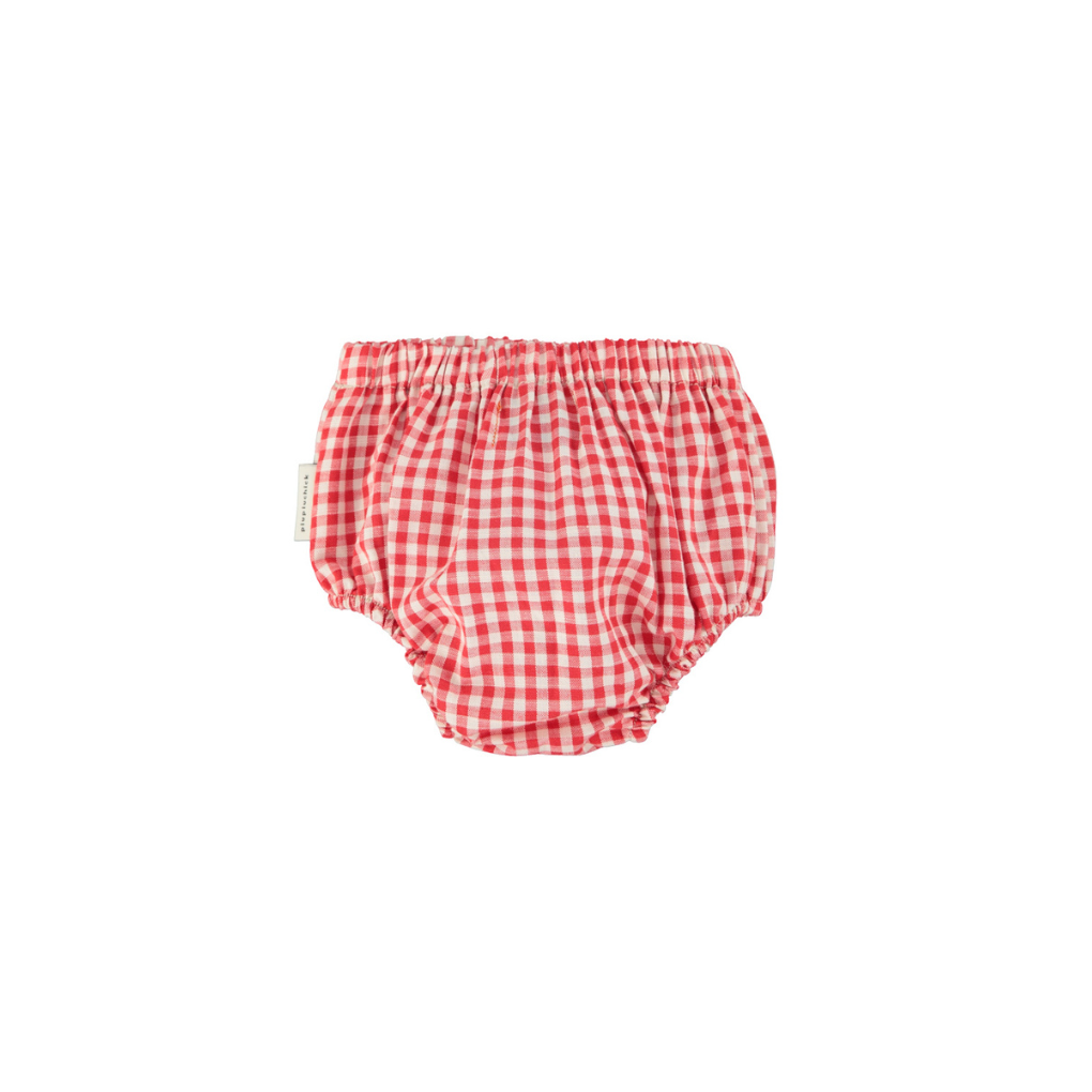 Baby Bloomers Rot Weiss Karo