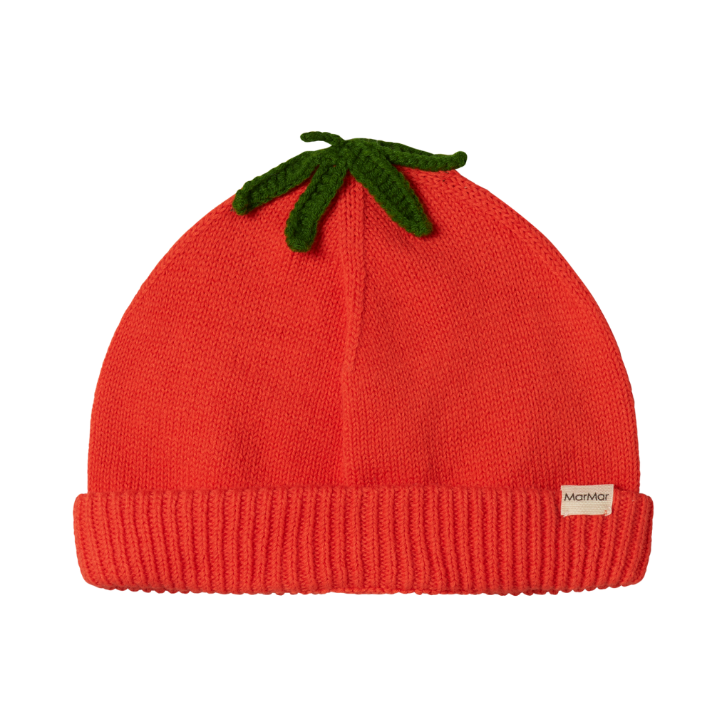 Strickmütze Atlas Tomate