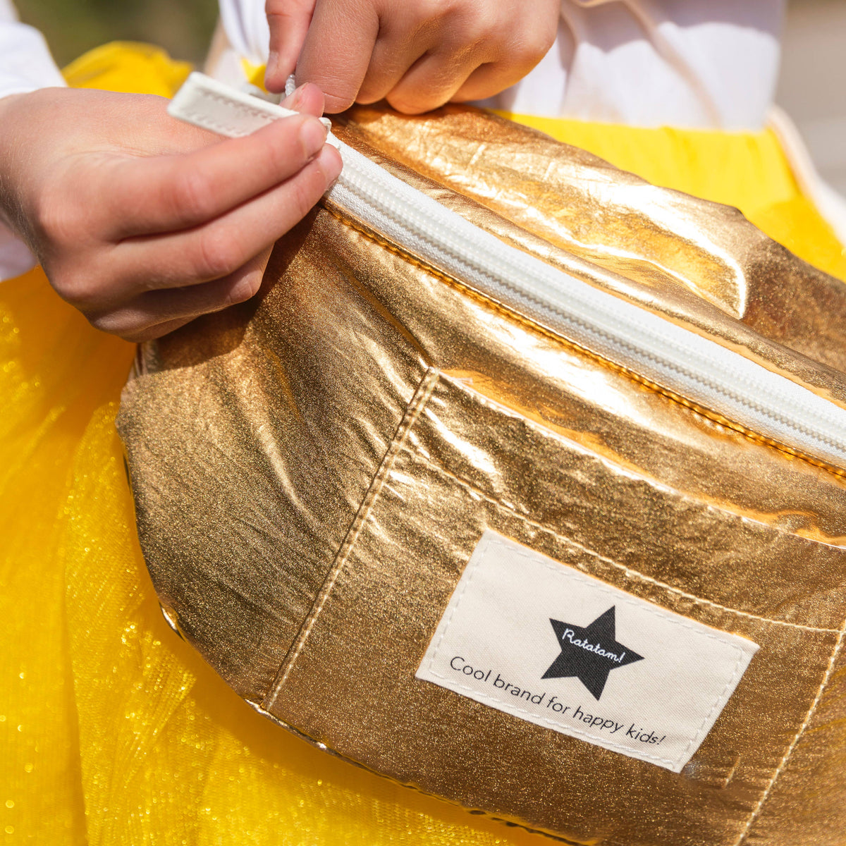 Bauchtasche Gold
