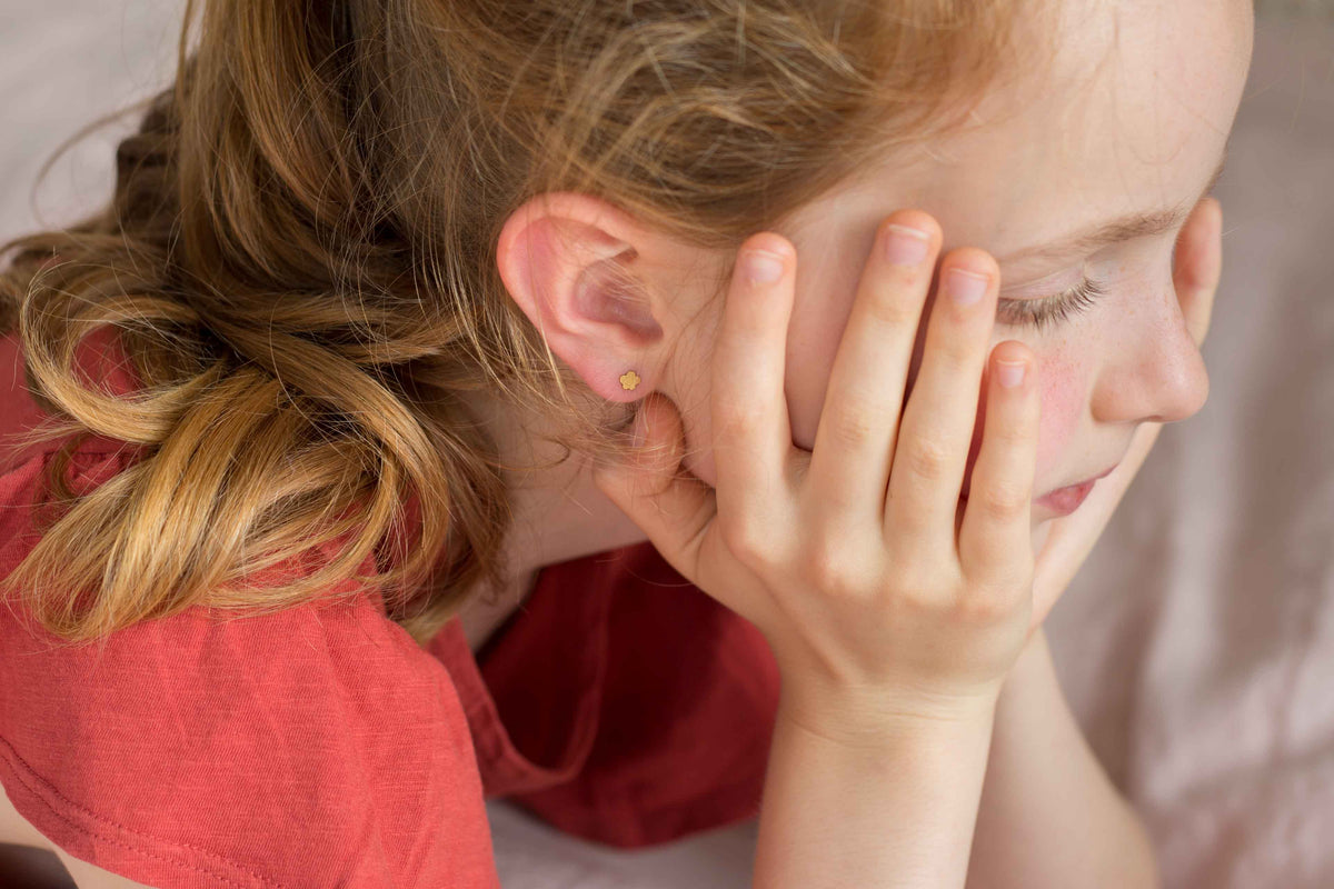 Ohrringe Mond und Stern