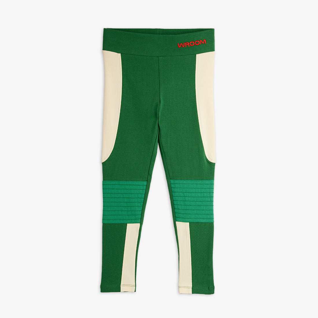 Wroom Emb Block Colored Leggings Green