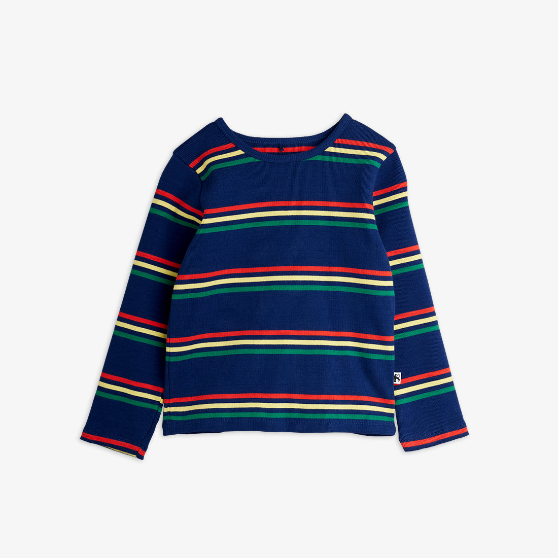 Multi Color Stripe Ls Tee Multi