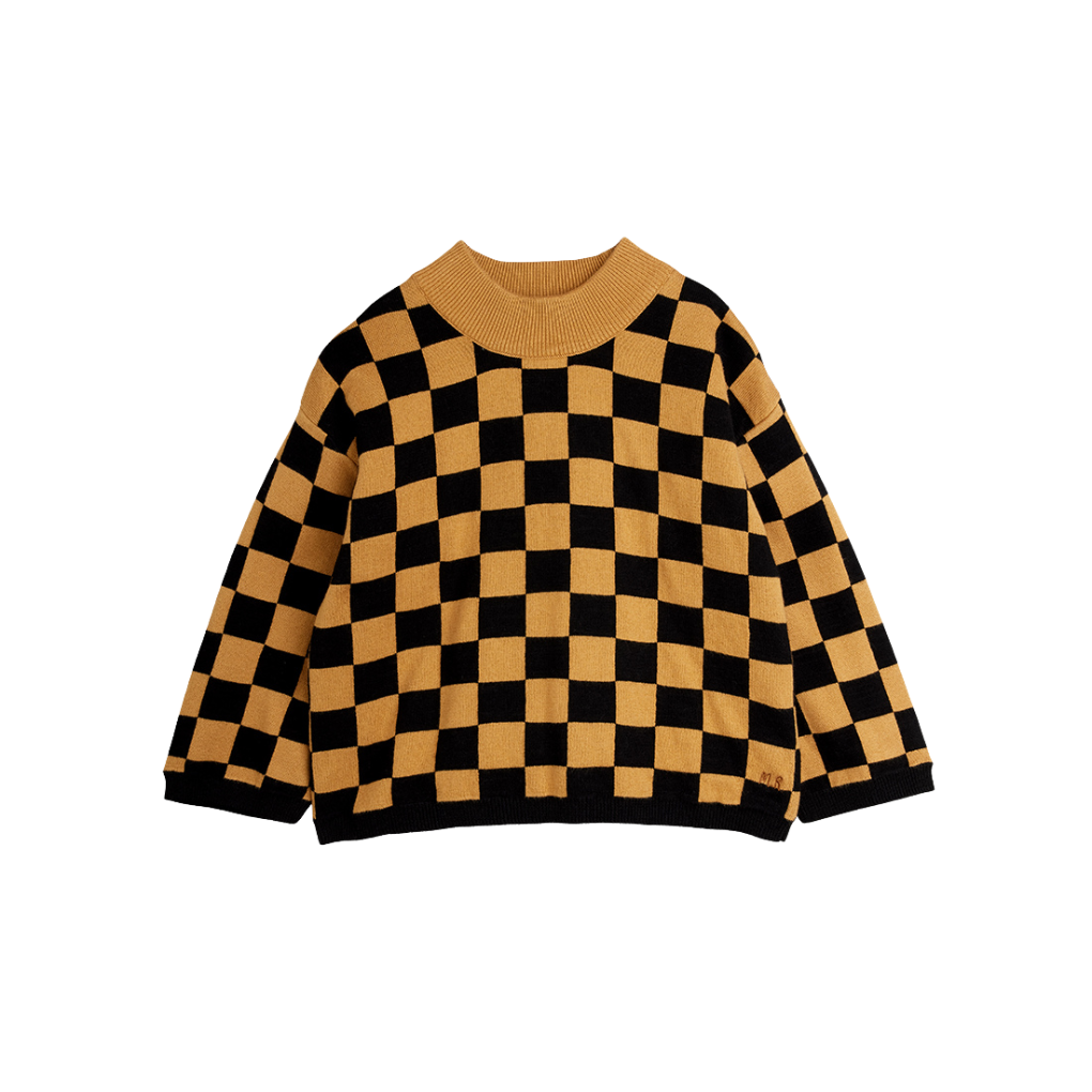 Chess Check Knitted Sweater