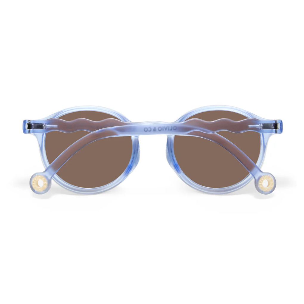 KIDS Oval Sunglasses-Breakfast Art-Blueberry 3-5 Jahre