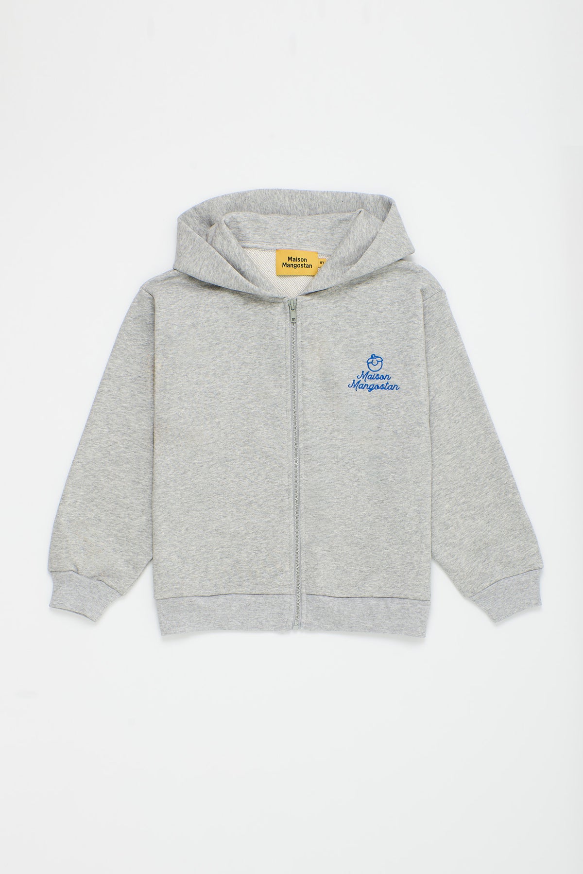 MANGOSTAN BASIC HOODIE GREY MELANGE