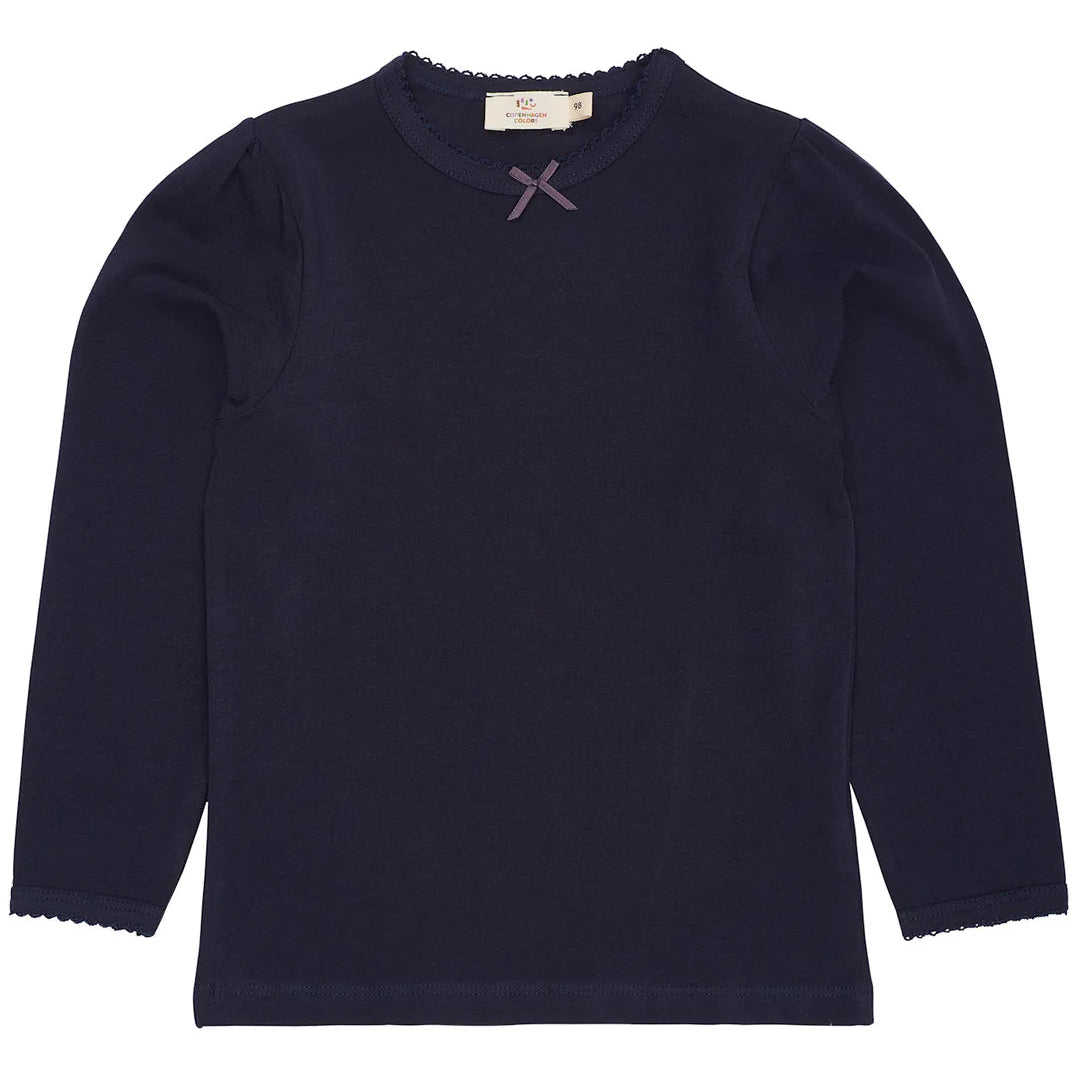 Langarmshirt mit Schleife