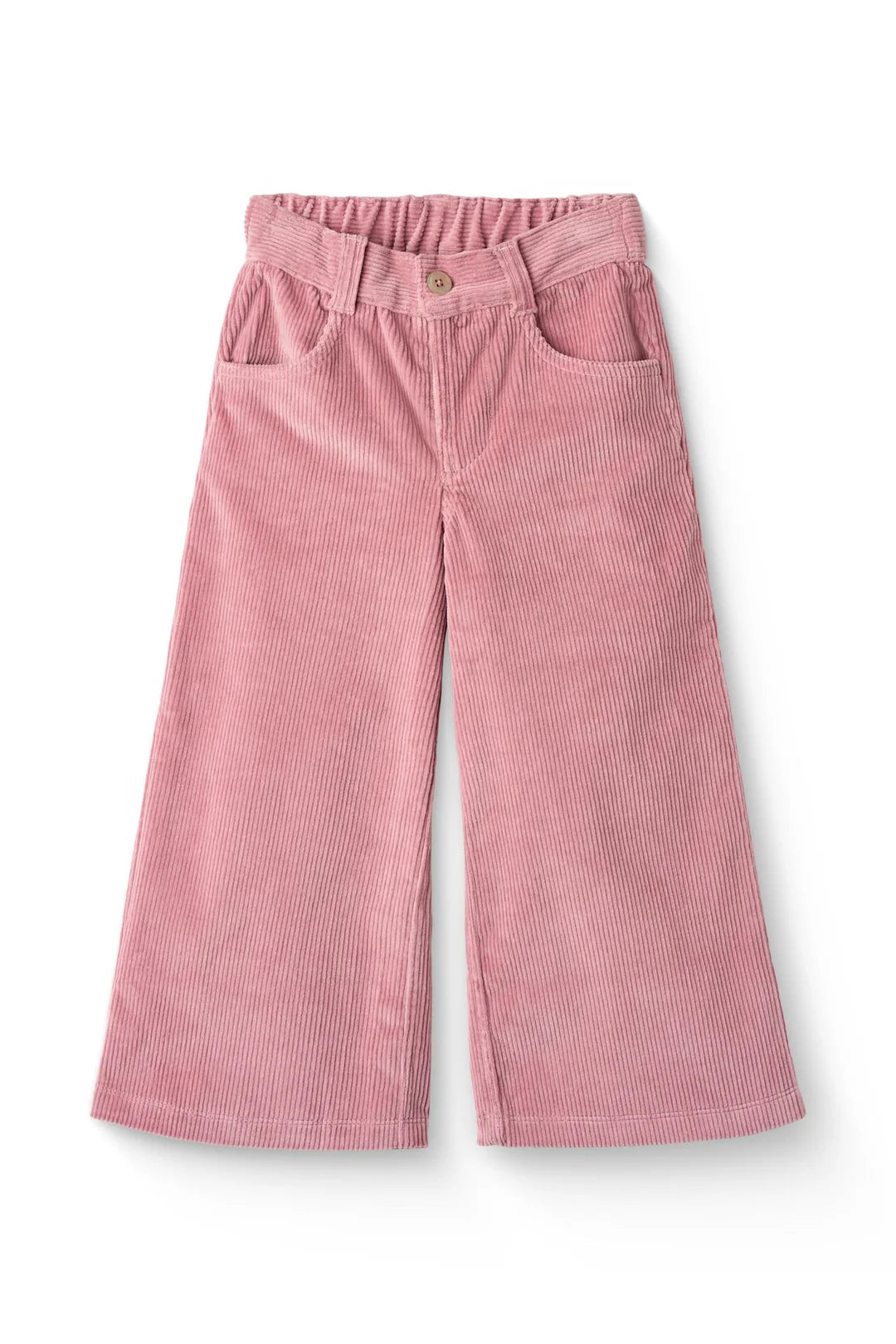 Cordhose mit Schleifenstickerei