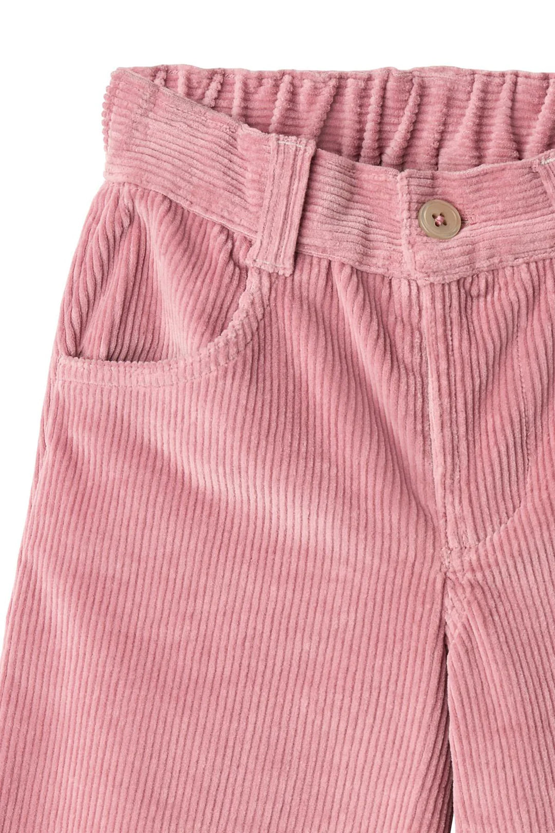 Cordhose mit Schleifenstickerei