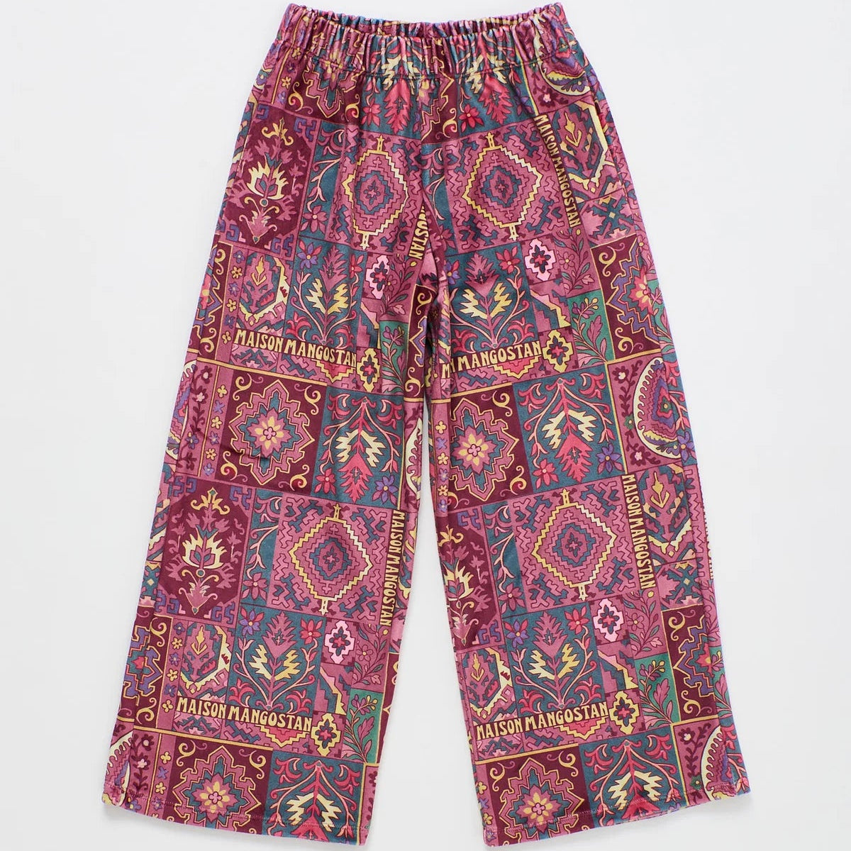 Carpet Velvet Pants Burgundy