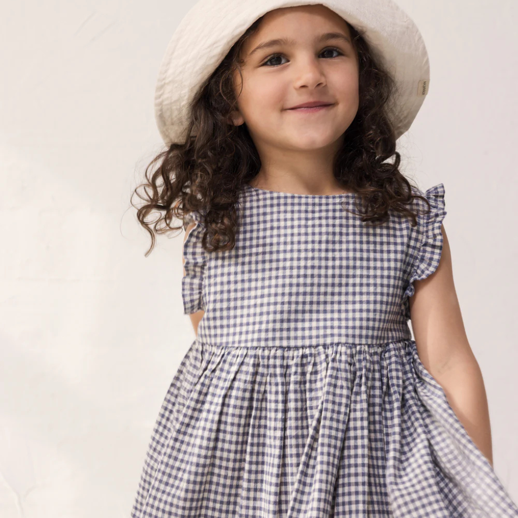 Kleid Darame Navy Check