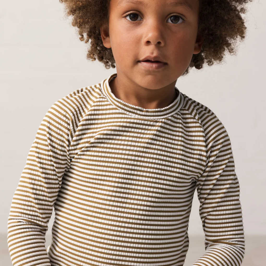 UV-Shirt Swean Dark Bronze Stripe