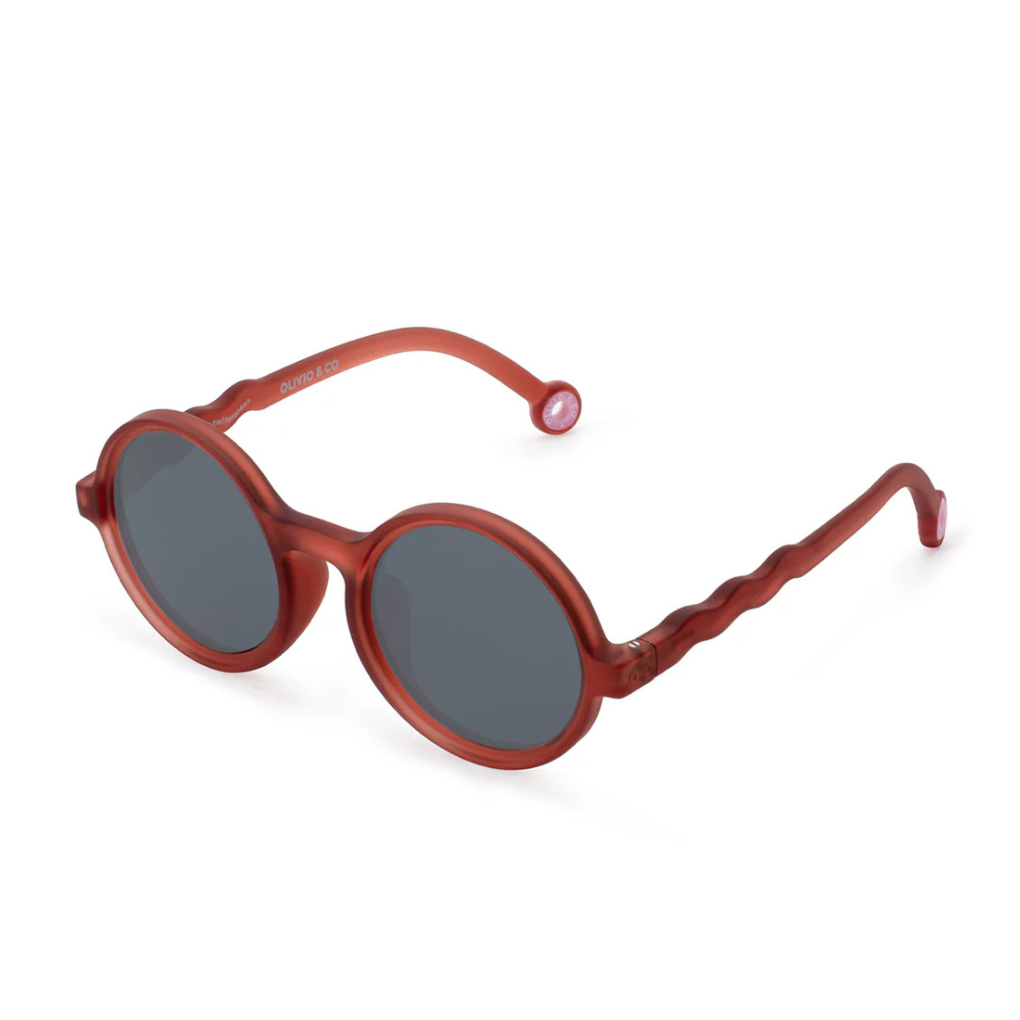 JUNIOR Round Sunglasses-Coral Reef-Sardine Coral 5-12 Jahre