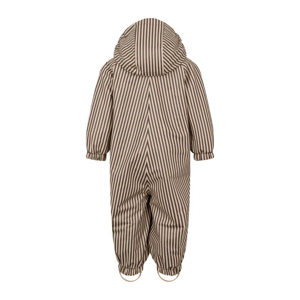 Orion Regenanzug Gefüttert Brown Stripe