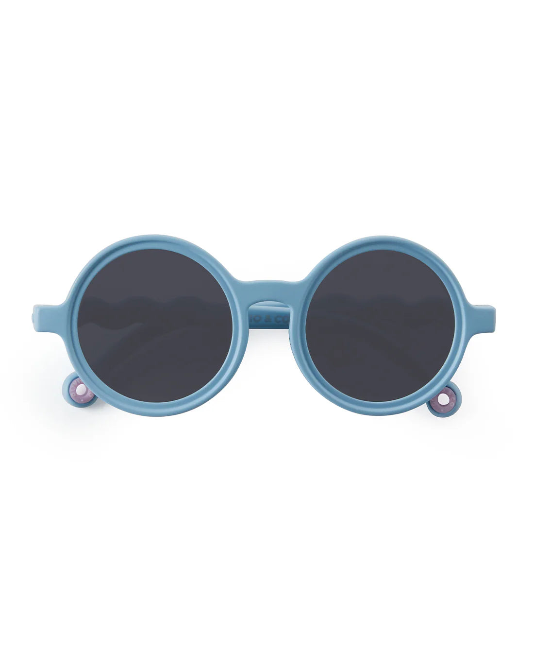 BABY Round Sunglasses-Classic Olivio-Reef Blue 0-18m