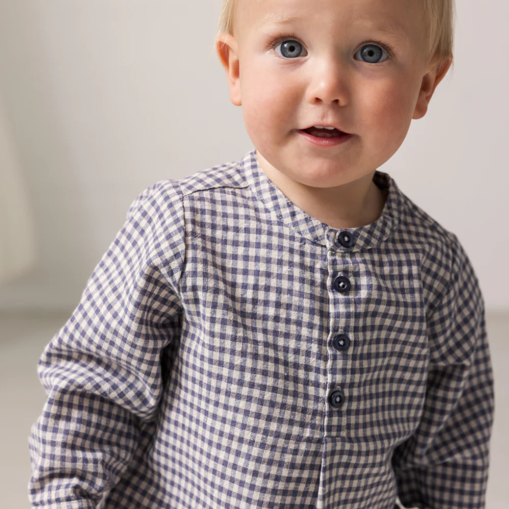 Shirt Totoro Navy Check