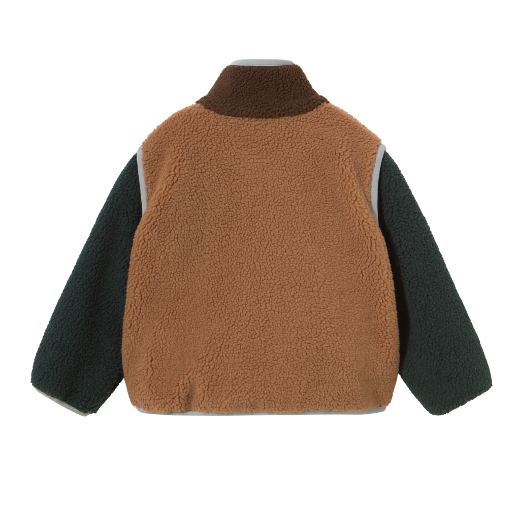 Color Block Sherpa Jacket – R11