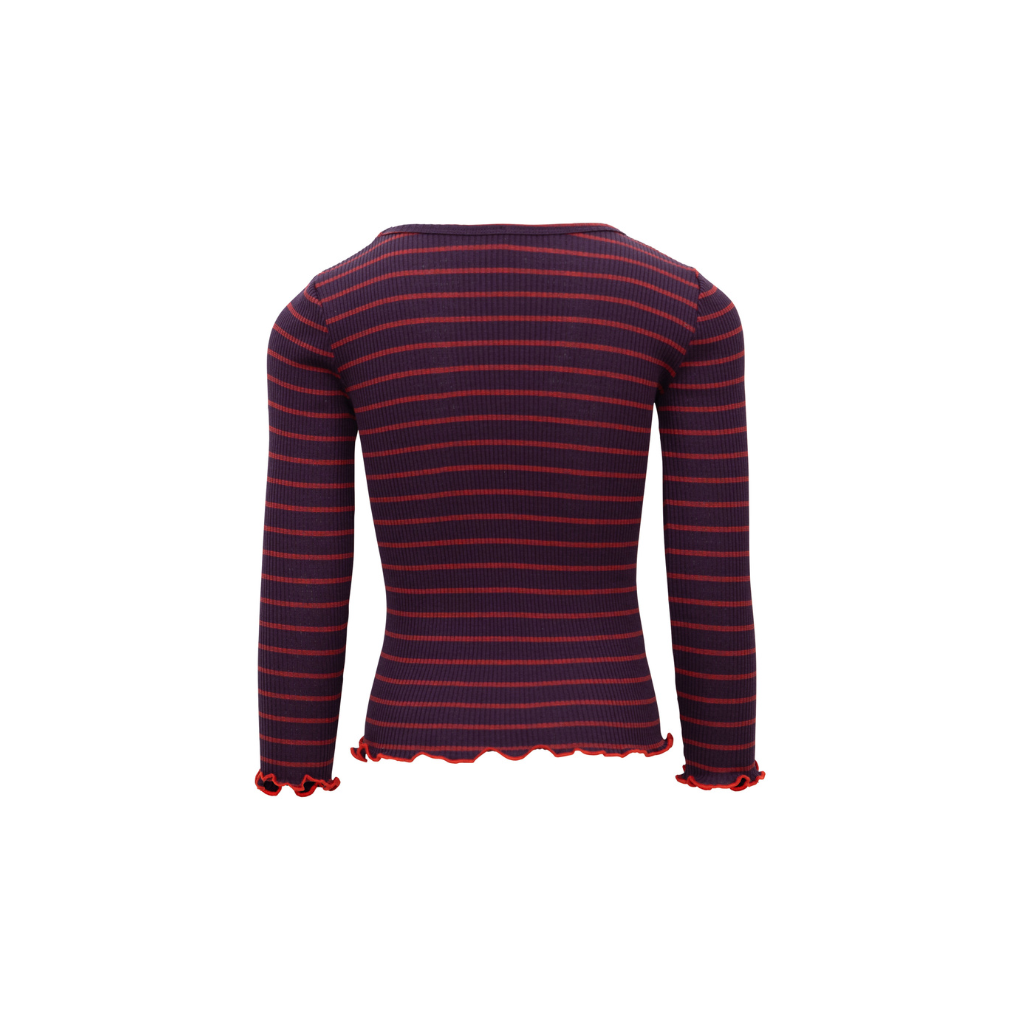 Bergen-frill – Blackberry Red Stripes