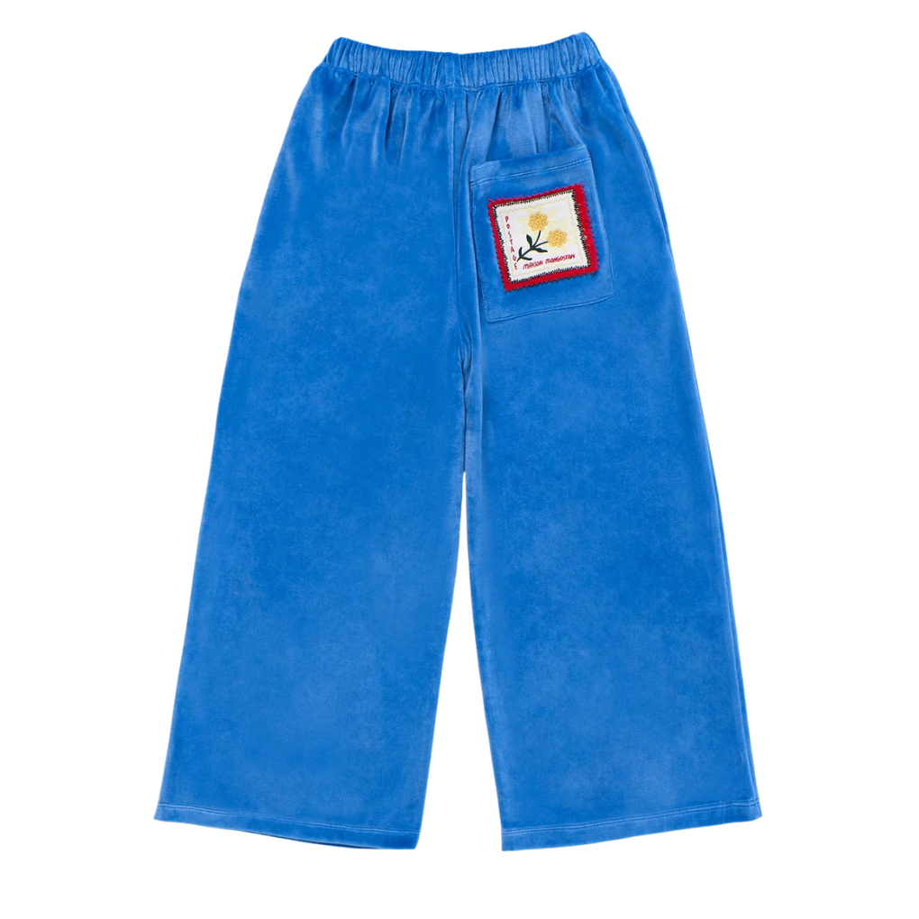 Postcard Velvet Trousers Blue