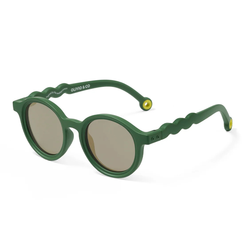 TODDLER Oval Sunglasses-Classic Olivio-Cactus Green 18-36m