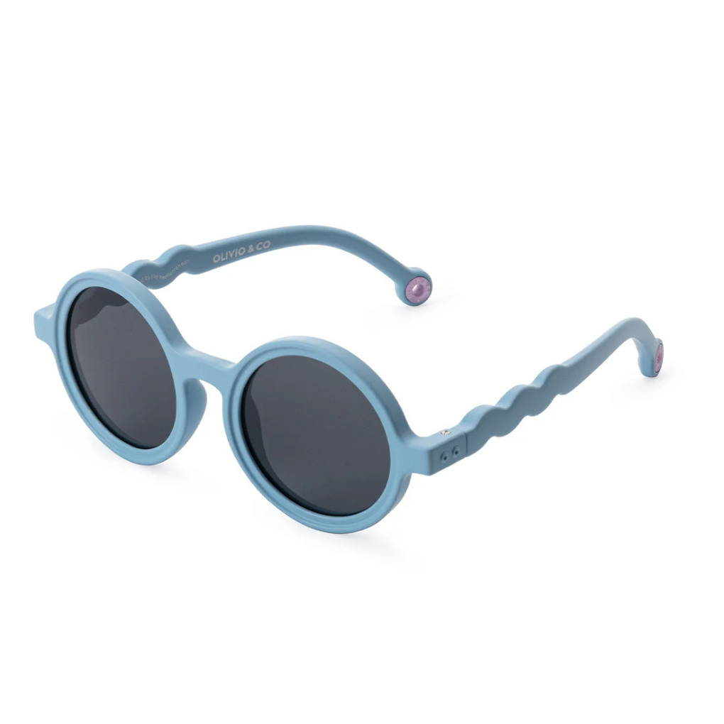 TODDLER Round Sunglasses-Coral Reef-Reef blue 18-36m