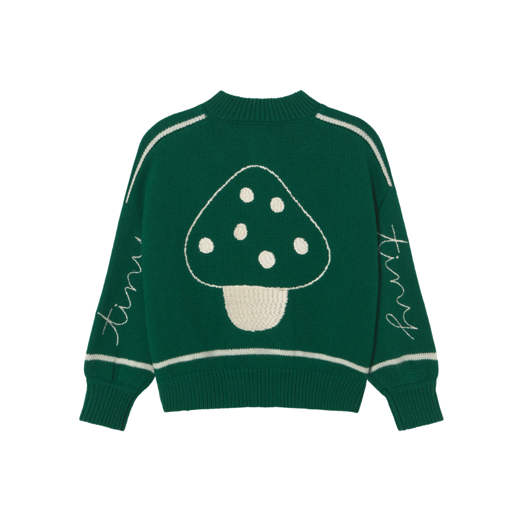 Geese Embroidery Cardigan