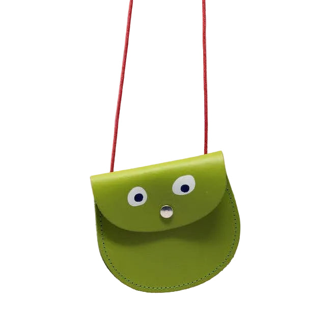 Googly Eye kleine Tasche Hellgrün