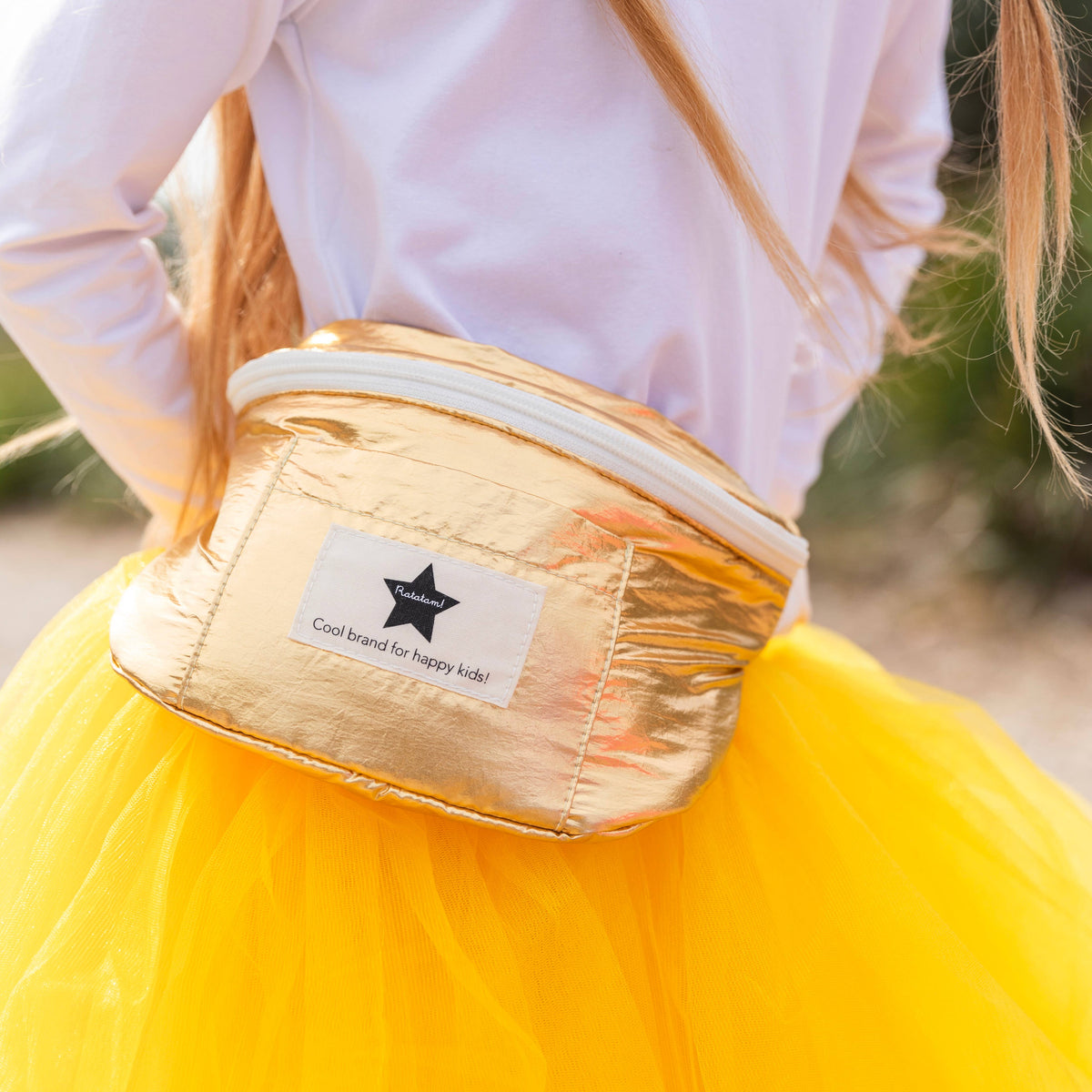 Bauchtasche Gold